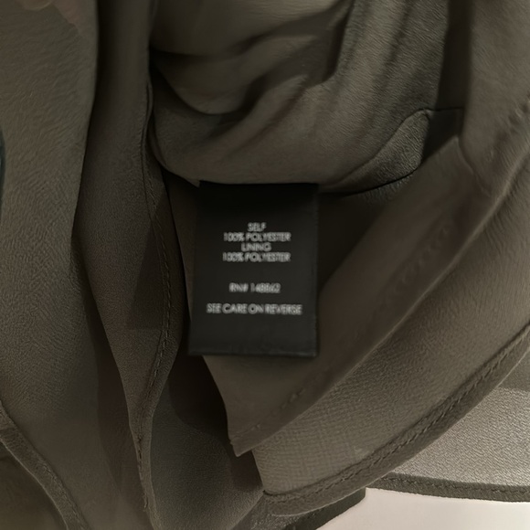 Torrid 4X Plus, Green Sophie Chiffon Swing Cami - Double Layer - Picture 8 of 8